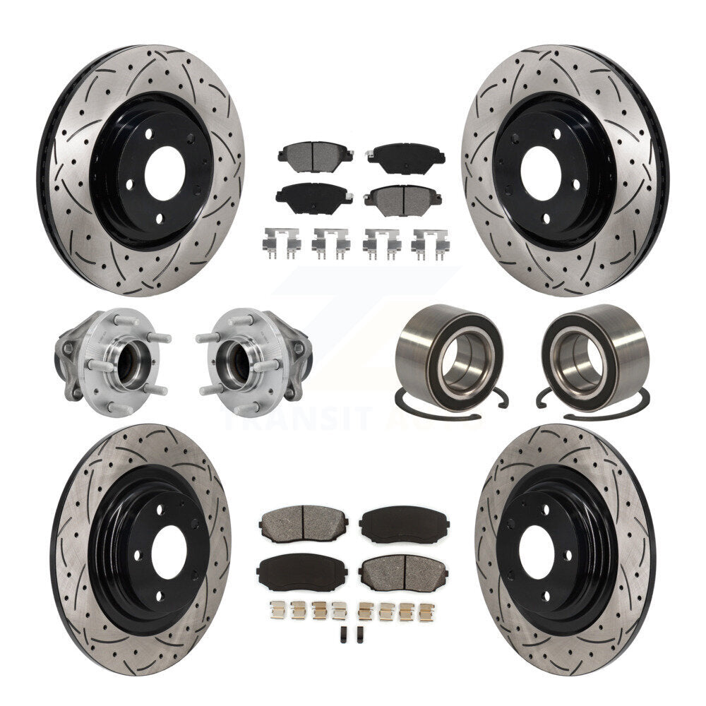 Transit Auto KBB-130928 Wheel Bearing for 2016-2018 Mazda CX-9 - Front and Rear product image