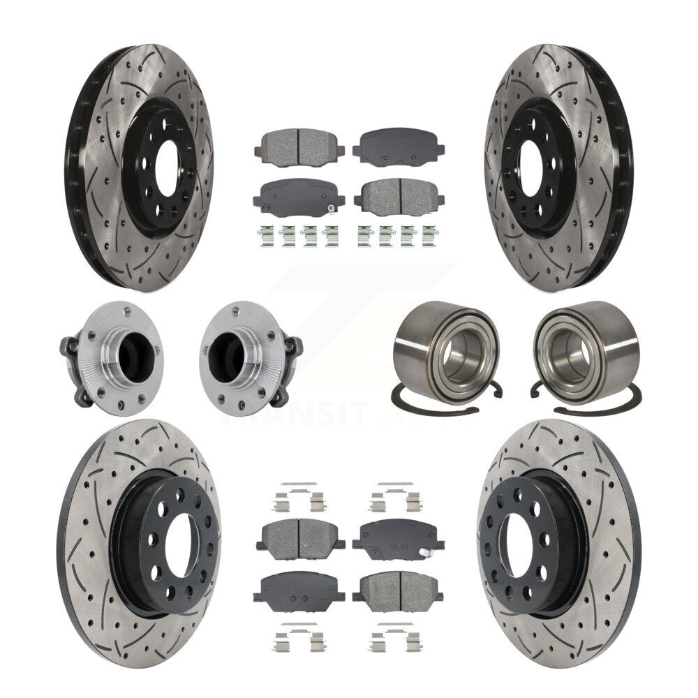 Transit Auto KBB-130933 Wheel Bearing for 2016-2018 Fiat 500X - Front and Rear product image