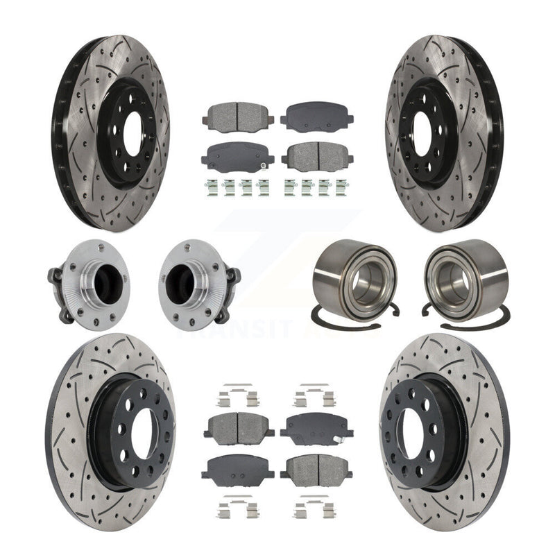 Transit Auto KBB-130933 Wheel Bearing for 2016-2018 Fiat 500X - Front and Rear product image