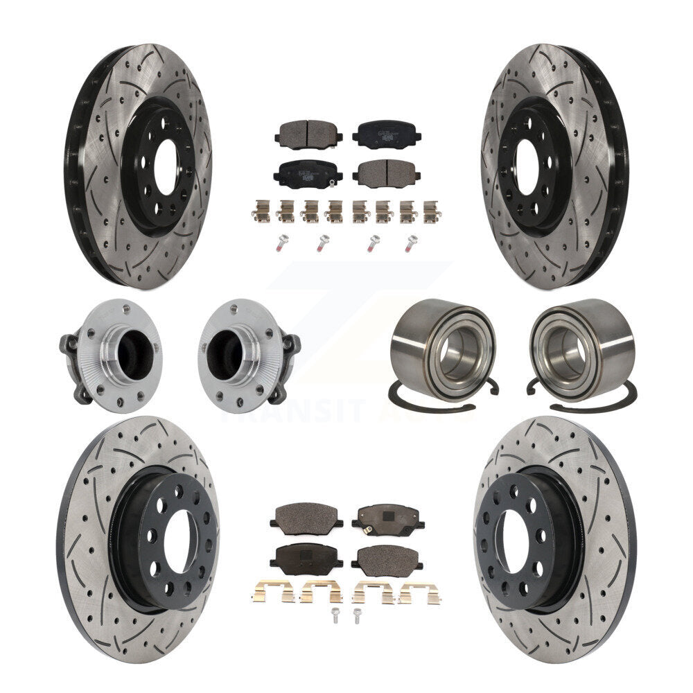 Transit Auto KBB-130942 Wheel Bearing for 2016-2018 Fiat 500X - Front and Rear product image