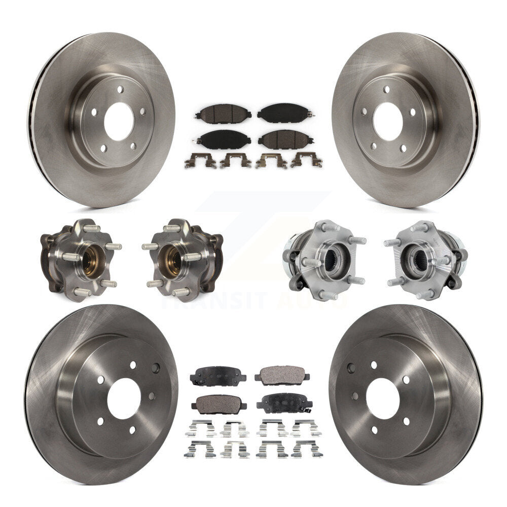 Transit Auto KBB-131267 Wheel Bearing and Hub Assembly for 2019-2023 Nissan Murano - Front and Rear product image