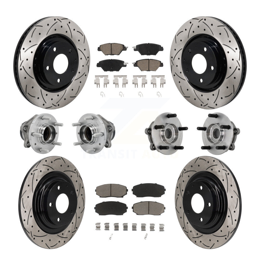 Transit Auto KBB-131277 Wheel Bearing and Hub Assembly for 2016-2021 Mazda CX-9 - Front and Rear product image