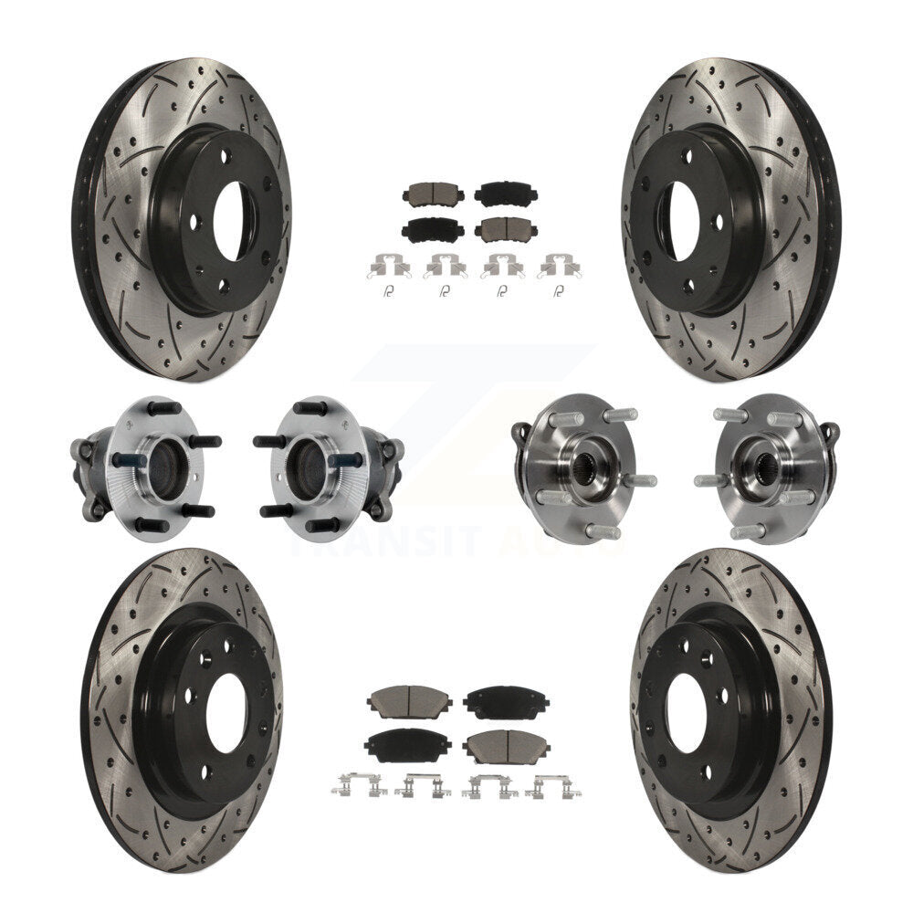 Transit Auto KBB-131300 Wheel Bearing and Hub Assembly for 2016-2018 Mazda CX-3 - Front and Rear product image
