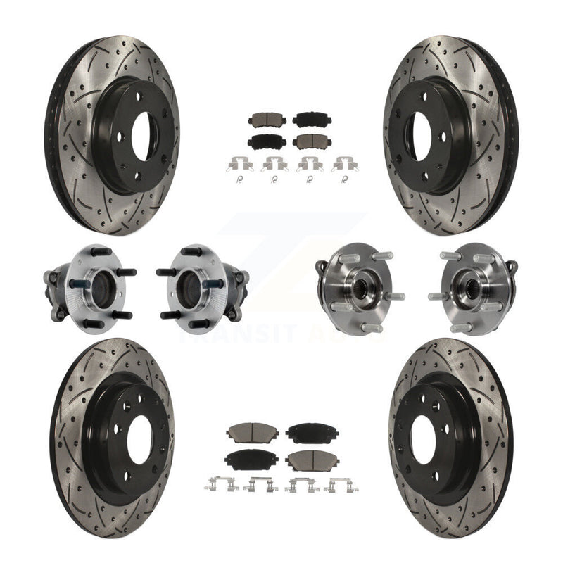 Transit Auto KBB-131300 Wheel Bearing and Hub Assembly for 2016-2018 Mazda CX-3 - Front and Rear product image
