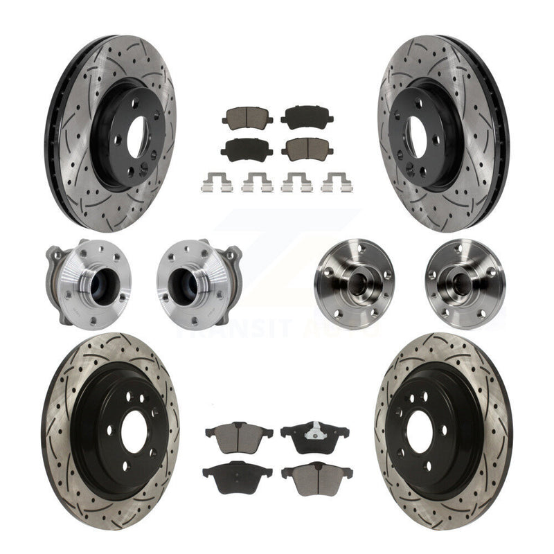 Transit Auto KBB-131302 Wheel Bearing and Hub Assembly for 2008 Volvo V70 - Front and Rear product image