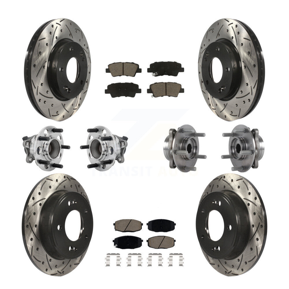 Transit Auto KBB-131304 Wheel Bearing and Hub Assembly for 2018-2023 Kia Forte, Hyundai Elantra GT - Front and Rear product image