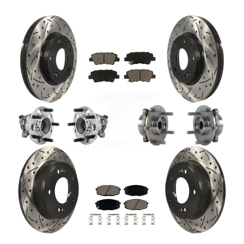 Transit Auto KBB-131304 Wheel Bearing and Hub Assembly for 2018-2023 Kia Forte, Hyundai Elantra GT - Front and Rear product image