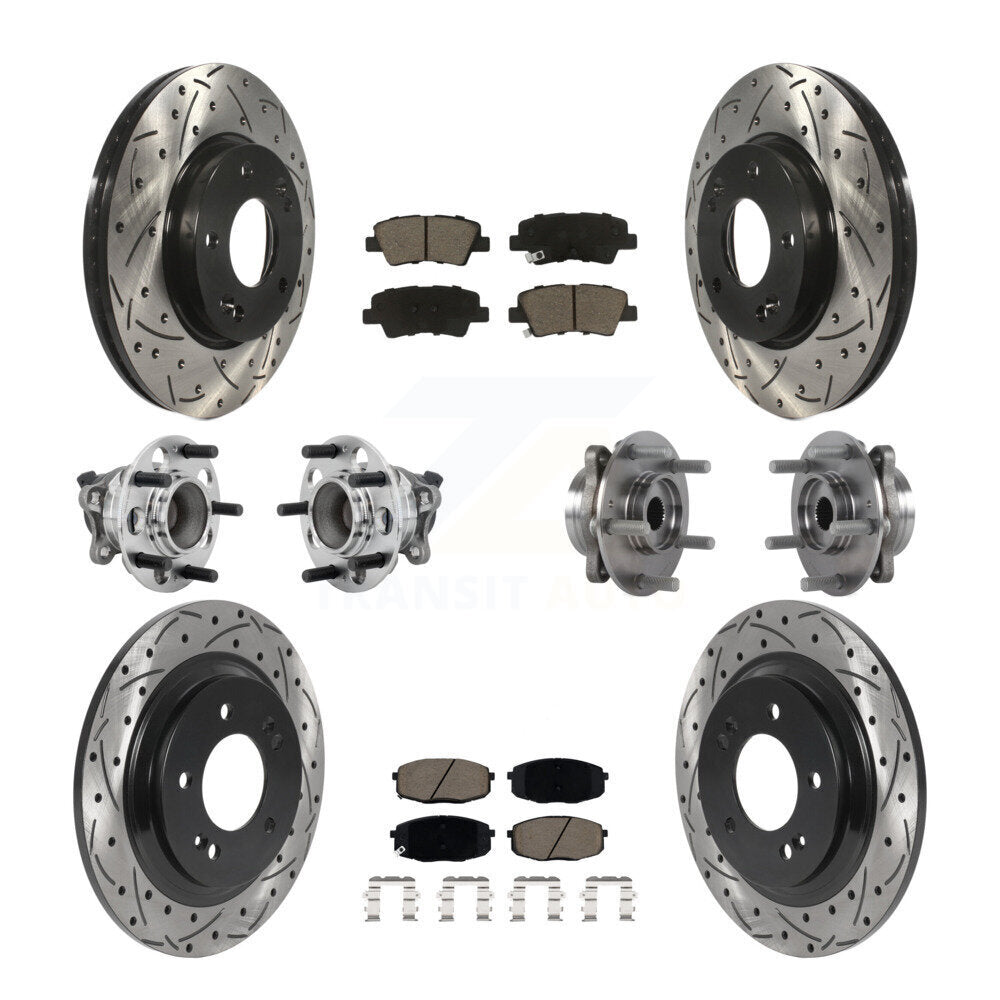 Transit Auto KBB-131305 Wheel Bearing and Hub Assembly for 2018-2019 Hyundai Elantra GT - Front and Rear product image