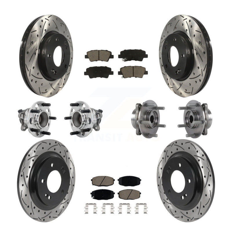 Transit Auto KBB-131305 Wheel Bearing and Hub Assembly for 2018-2019 Hyundai Elantra GT - Front and Rear product image