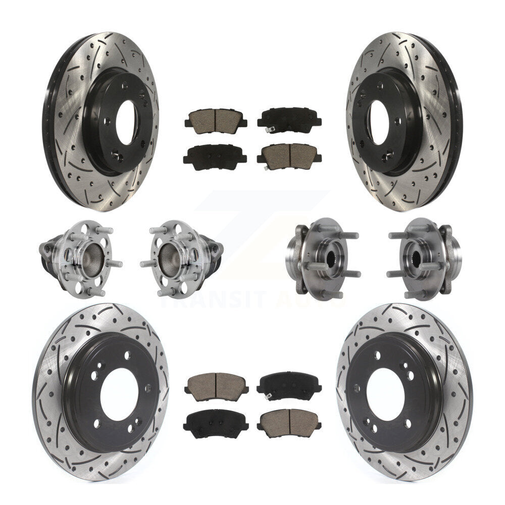 Transit Auto KBB-131307 Wheel Bearing and Hub Assembly for 2019-2021 Hyundai Veloster - Front and Rear product image