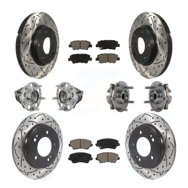 Transit Auto KBB-131307 Wheel Bearing and Hub Assembly for 2019-2021 Hyundai Veloster - Front and Rear product image