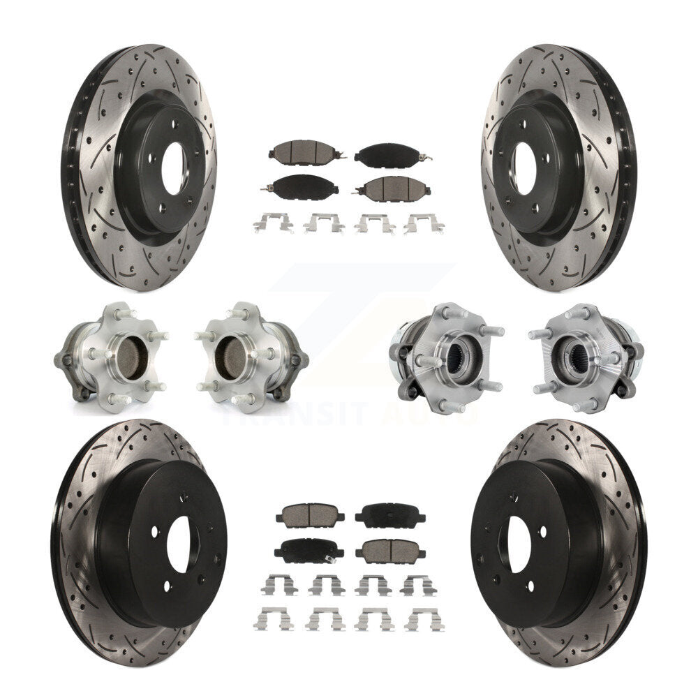 Transit Auto KBB-131310 Wheel Bearing and Hub Assembly for 2019-2024 Nissan Murano - Front and Rear product image