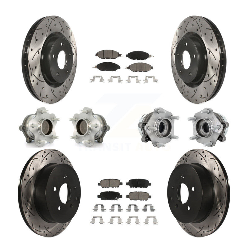 Transit Auto KBB-131310 Wheel Bearing and Hub Assembly for 2019-2024 Nissan Murano - Front and Rear product image