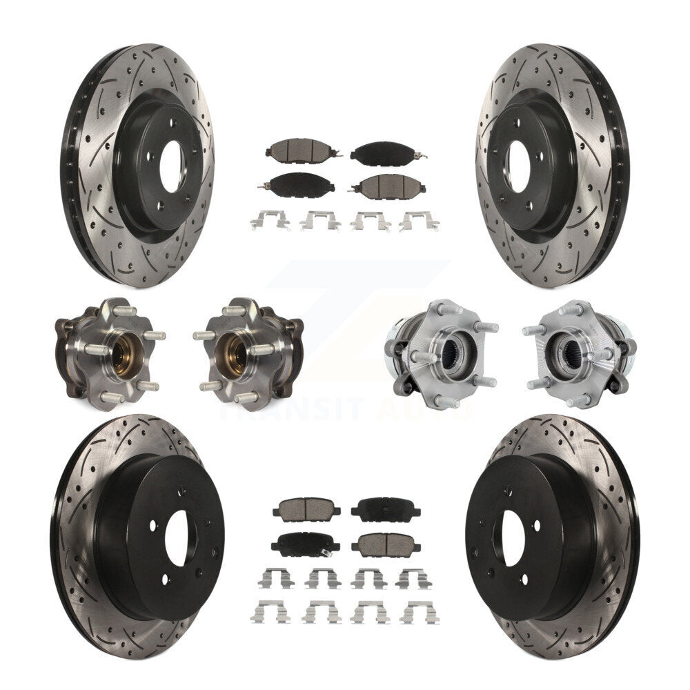 Transit Auto KBB-131311 Wheel Bearing and Hub Assembly for 2019-2023 Nissan Murano - Front and Rear product image