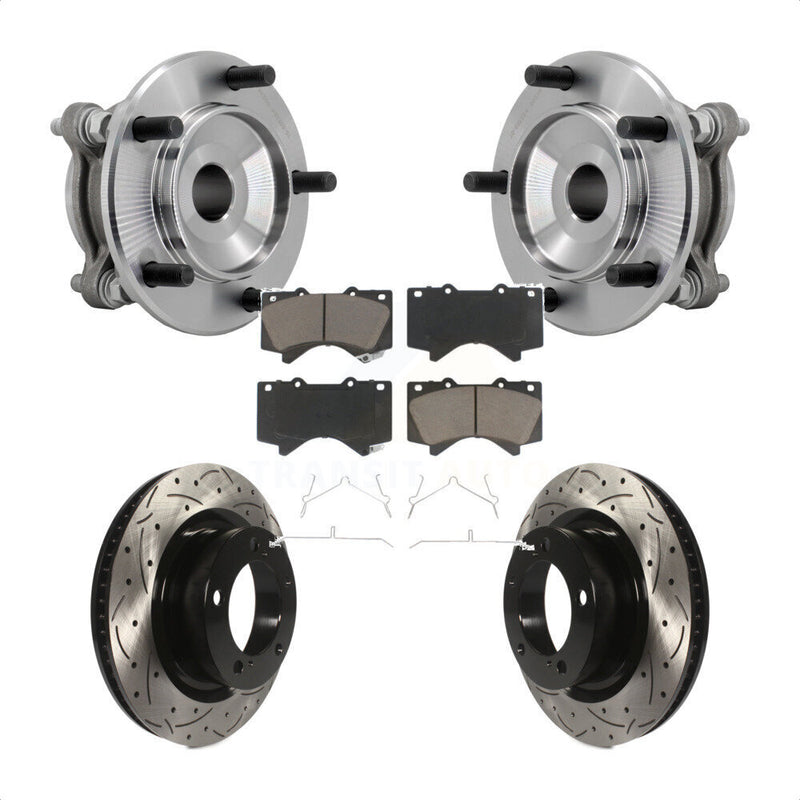 Transit Auto KBB-131312 Wheel Bearing and Hub Assembly for 2007-2022 Toyota Sequoia, Toyota Tundra - Front product image
