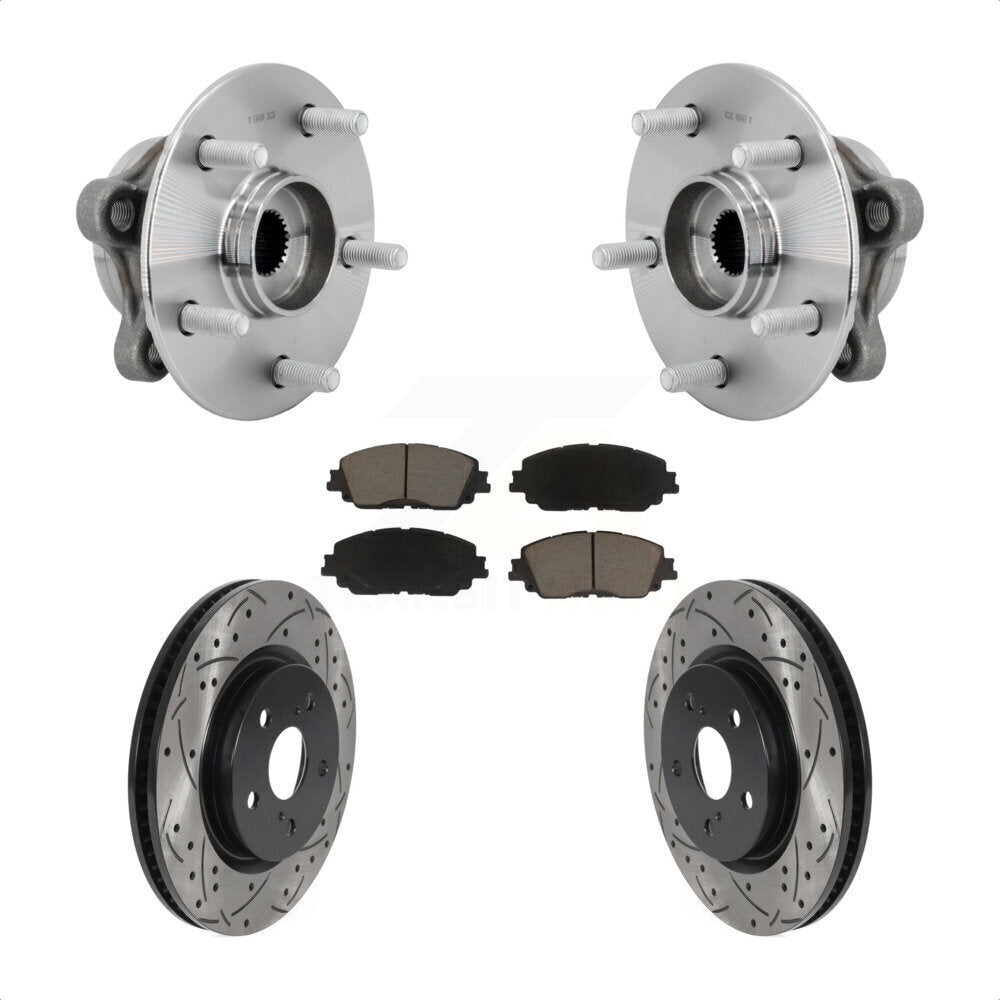 Transit Auto KBB-131320 Wheel Bearing and Hub Assembly for 2019-2024 Toyota C-HR, Lexus UX200, Lexus UX250h - Front product image