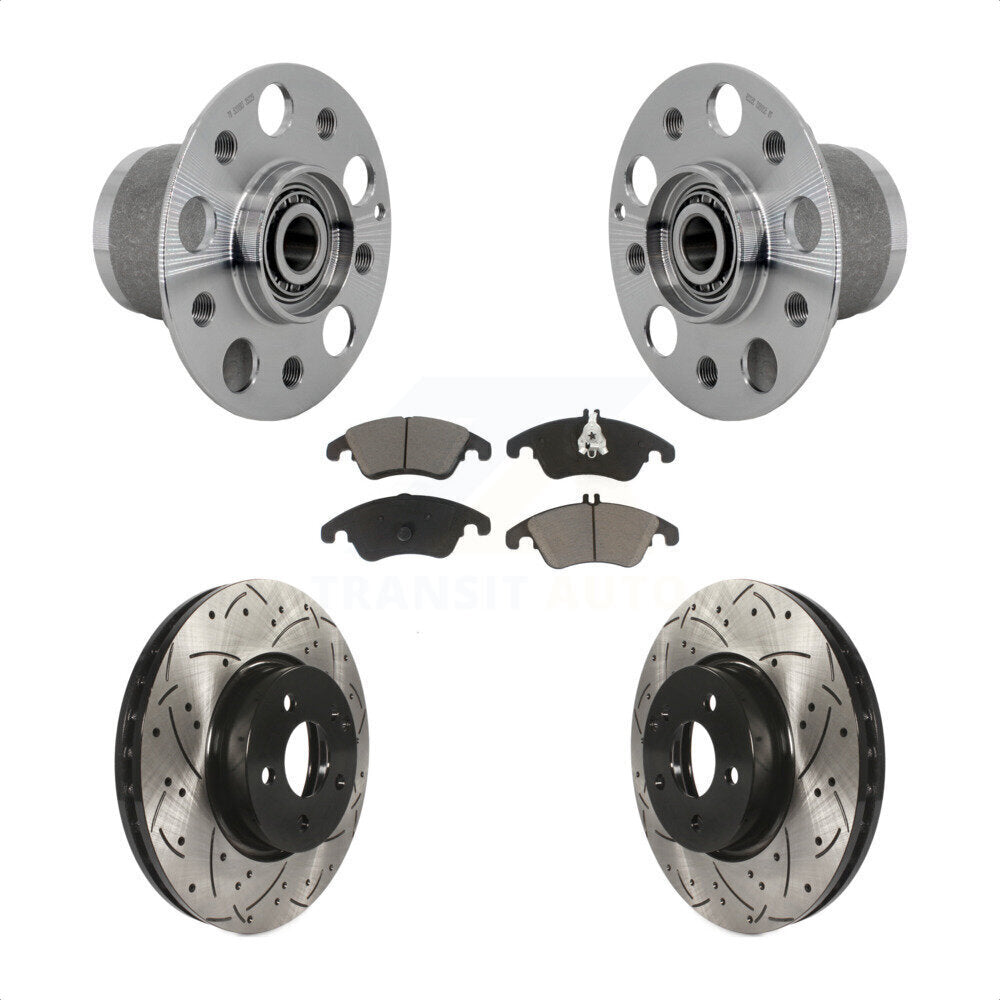 Transit Auto KBB-131323 Wheel Bearing and Hub Assembly for 2008-2019 Mercedes-Benz SLC300, Mercedes-Benz E350, Mercedes-Benz C350 & more - Front product image