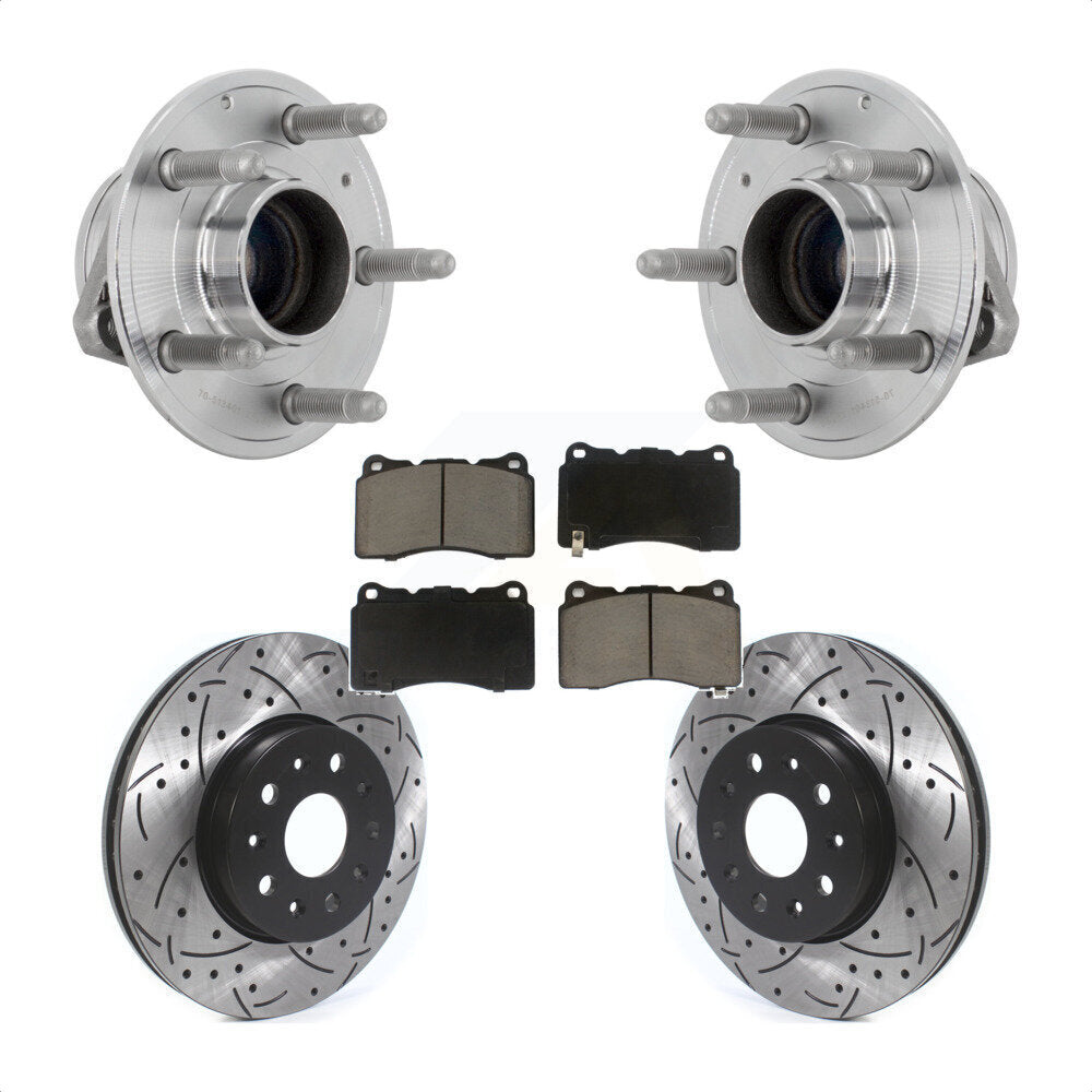 Transit Auto KBB-131327 Wheel Bearing and Hub Assembly for 2015-2022 Chevrolet Camaro, Cadillac CTS, Cadillac CT6 - Front product image