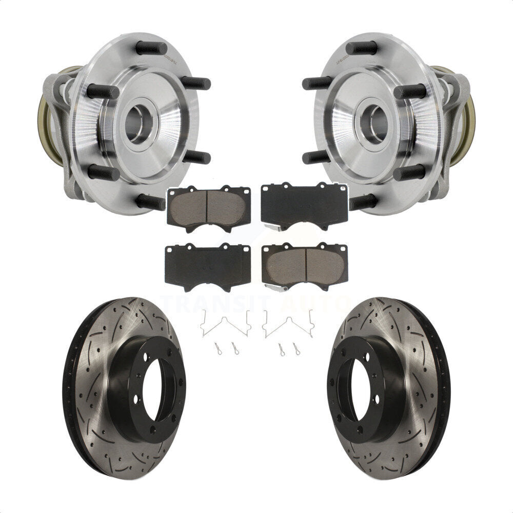 Transit Auto KBB-131333 Wheel Bearing and Hub Assembly for 2003-2021 Toyota Tacoma, Toyota FJ Cruiser, Toyota 4Runner - Front product image