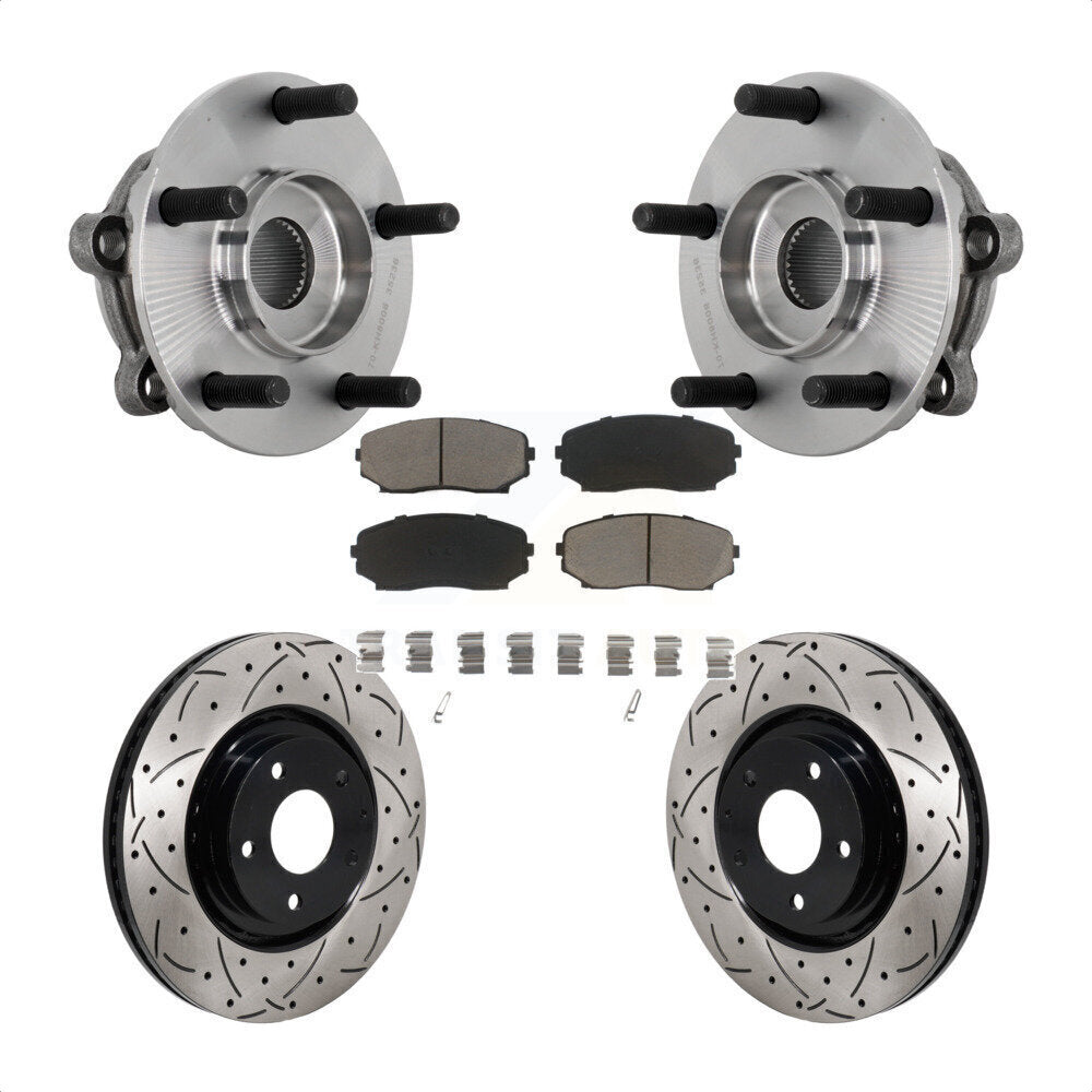 Transit Auto KBB-131341 Wheel Bearing and Hub Assembly for 2016-2023 Mazda CX-9 - Front product image