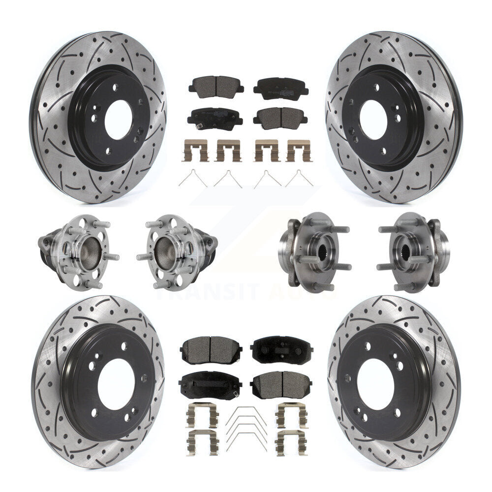 Transit Auto KBB-131347 Wheel Bearing and Hub Assembly for 2019-2023 Kia Forte, Hyundai Veloster - Front and Rear product image