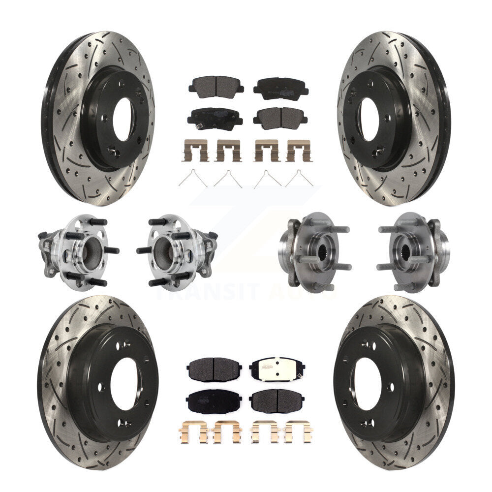 Transit Auto KBB-131349 Wheel Bearing and Hub Assembly for 2018-2023 Kia Forte, Hyundai Elantra GT - Front and Rear product image