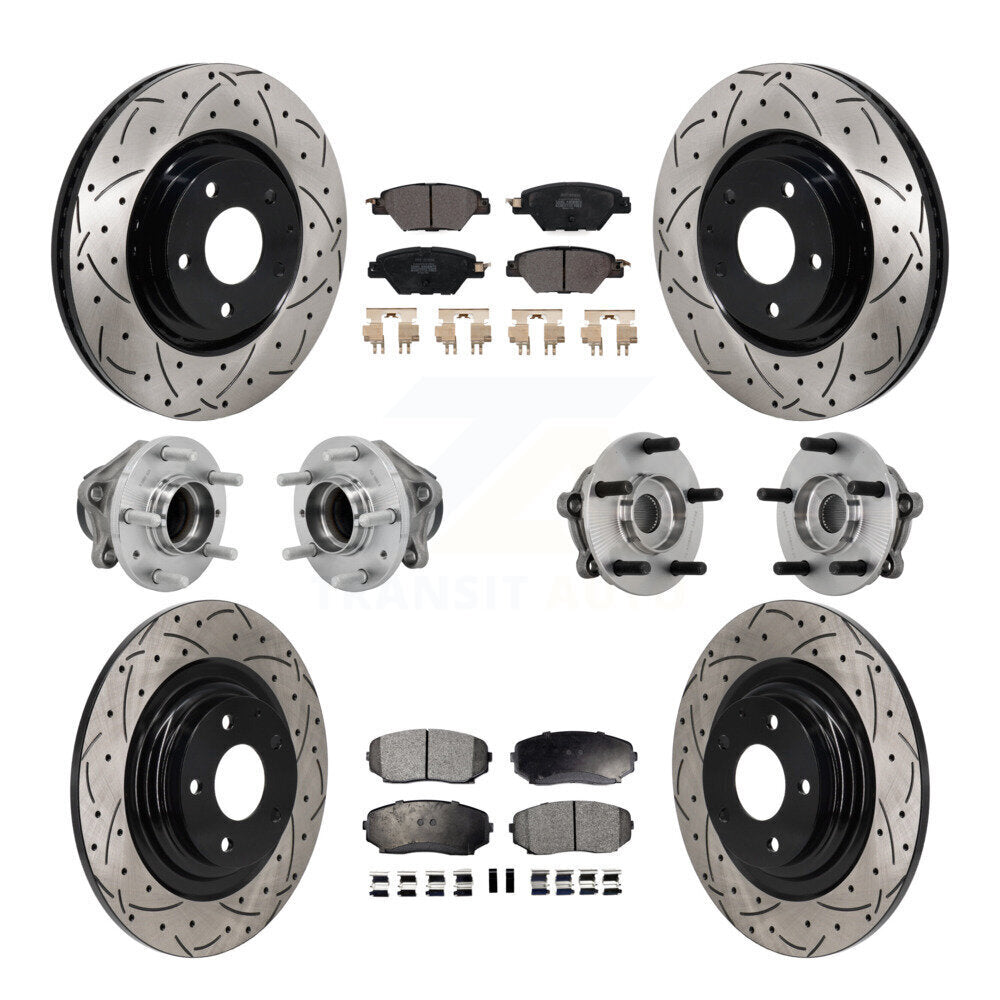 Transit Auto KBB-131371 Wheel Bearing and Hub Assembly for 2016-2021 Mazda CX-9 - Front and Rear product image