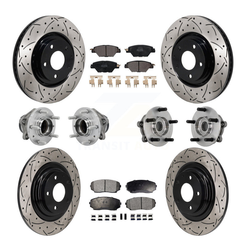 Transit Auto KBB-131371 Wheel Bearing and Hub Assembly for 2016-2021 Mazda CX-9 - Front and Rear product image