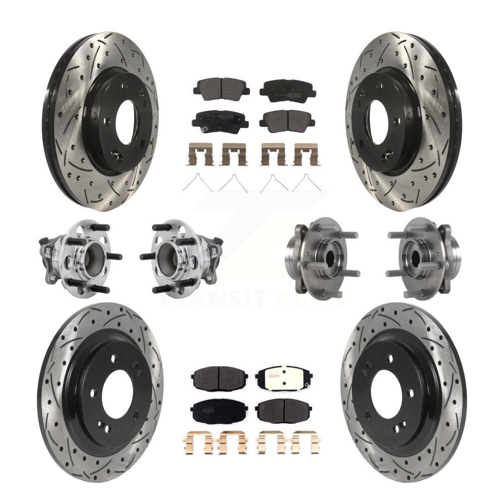 Transit Auto KBB-131373 Wheel Bearing and Hub Assembly for 2018-2019 Hyundai Elantra GT - Front and Rear product image