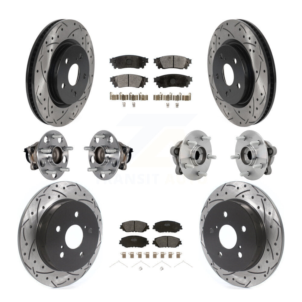 Transit Auto KBB-131380 Wheel Bearing and Hub Assembly for 2020 Toyota C-HR - Front and Rear product image