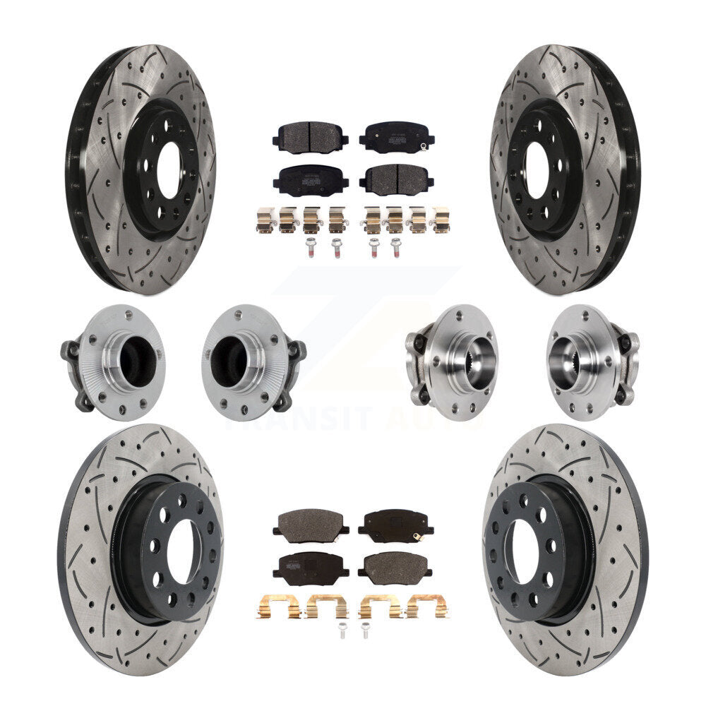 Transit Auto KBB-131381 Wheel Bearing and Hub Assembly for 2015-2021 Fiat 500X, Jeep Renegade - Front and Rear product image