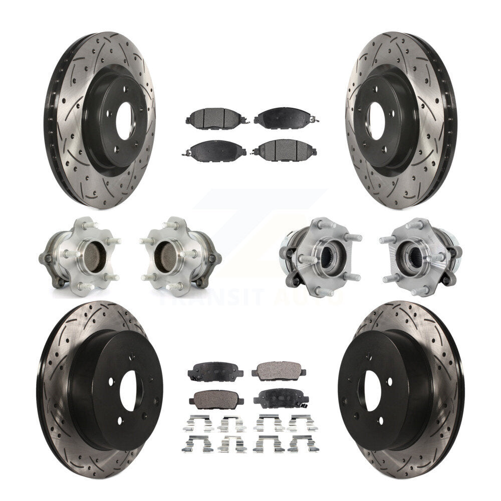 Transit Auto KBB-131383 Wheel Bearing and Hub Assembly for 2019-2024 Nissan Murano - Front and Rear product image