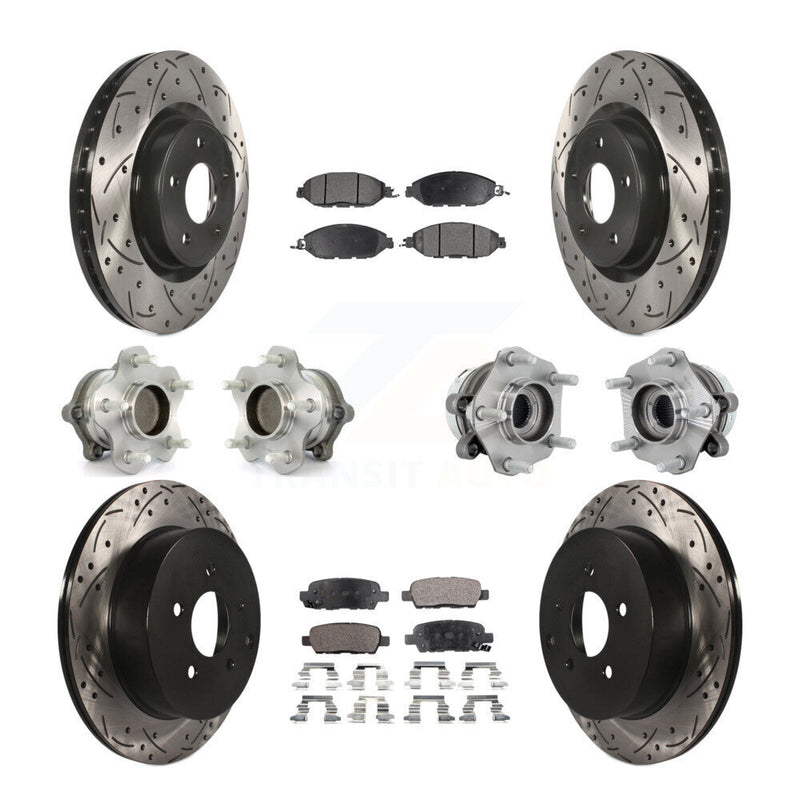 Transit Auto KBB-131383 Wheel Bearing and Hub Assembly for 2019-2024 Nissan Murano - Front and Rear product image