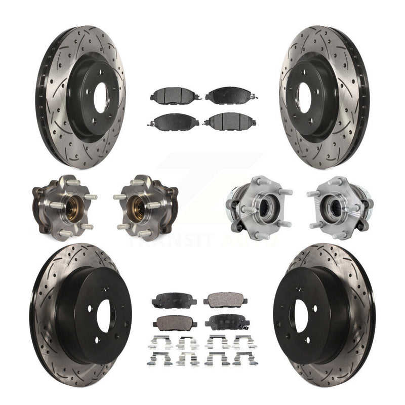 Transit Auto KBB-131384 Wheel Bearing and Hub Assembly for 2019-2023 Nissan Murano - Front and Rear product image