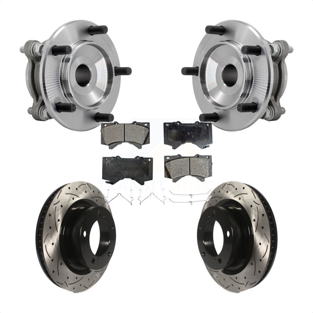 Transit Auto KBB-131398 Wheel Bearing and Hub Assembly for 2007-2022 Toyota Sequoia, Toyota Tundra - Front product image
