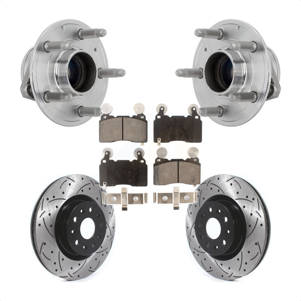 Transit Auto KBB-131400 Wheel Bearing and Hub Assembly for 2015-2022 Chevrolet Camaro, Cadillac CT6, Cadillac CTS - Front product image