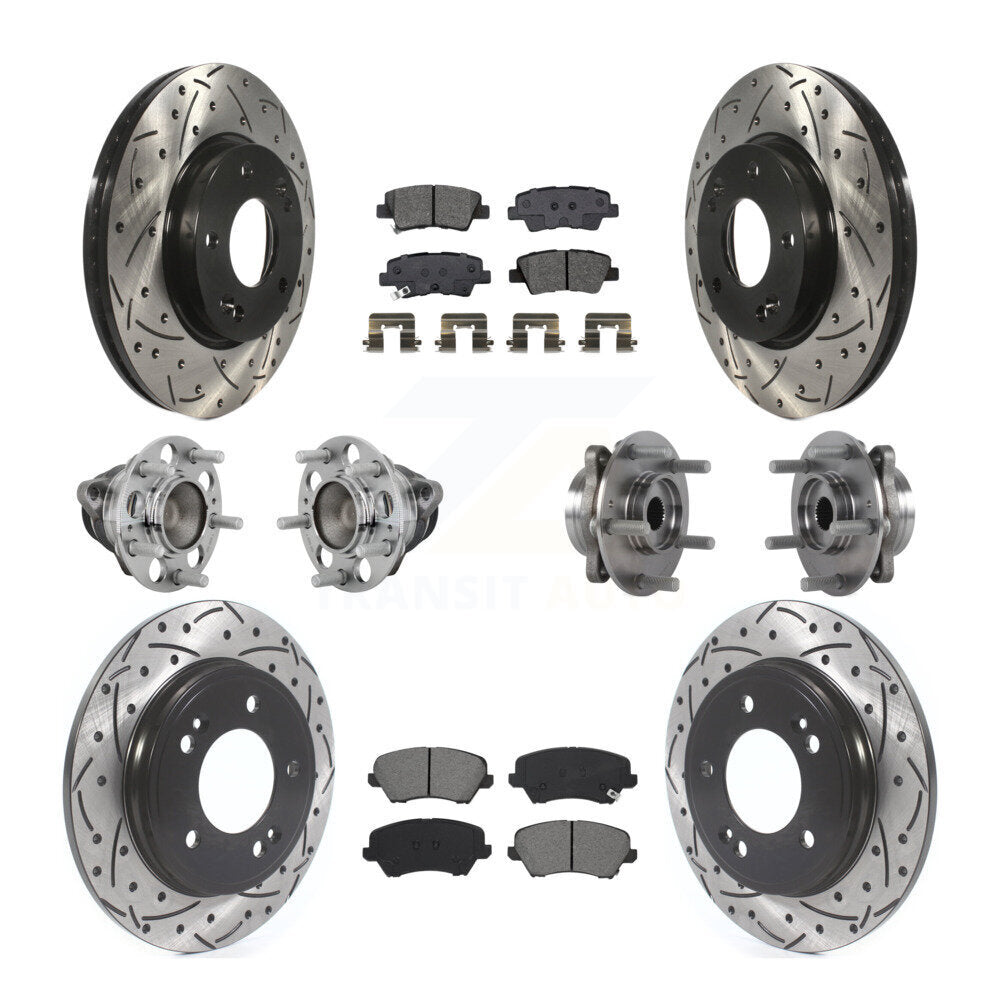 Transit Auto KBB-131423 Wheel Bearing and Hub Assembly for 2019-2021 Hyundai Veloster - Front and Rear product image