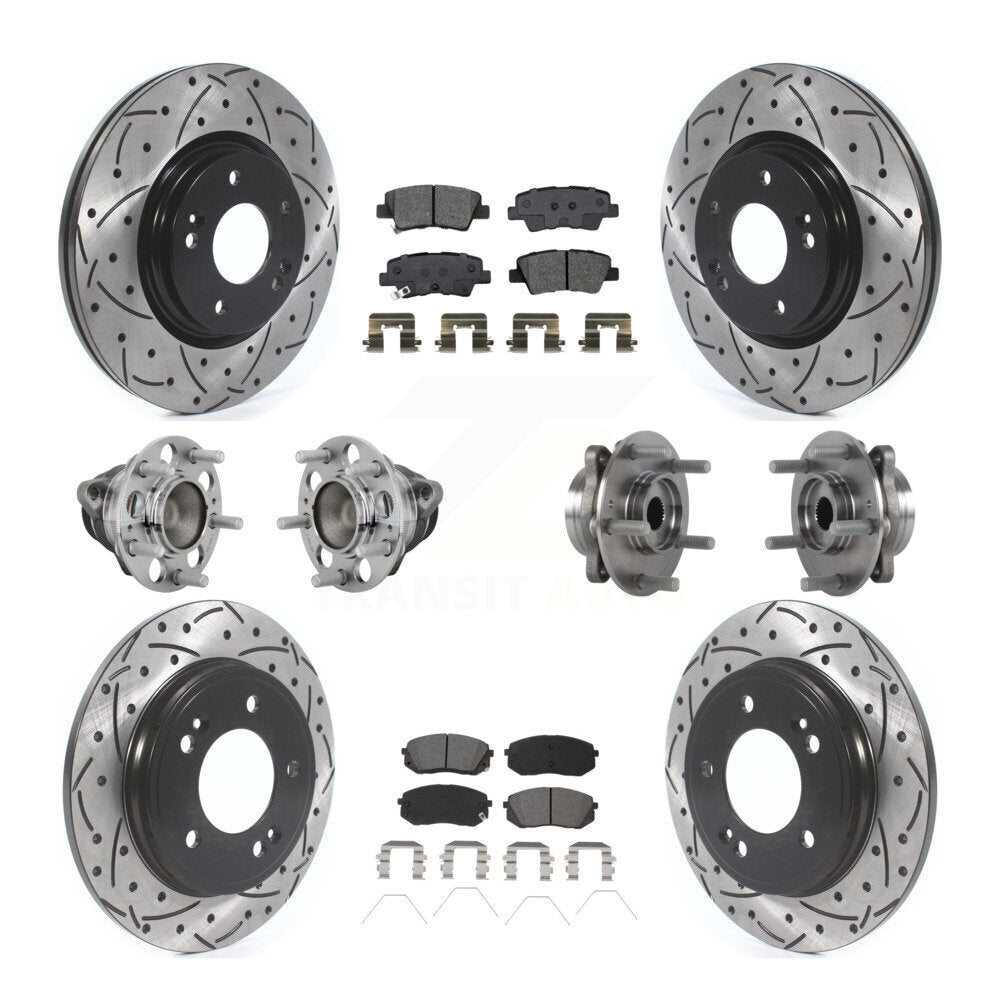 Transit Auto KBB-131424 Wheel Bearing and Hub Assembly for 2019-2023 Kia Forte, Hyundai Veloster - Front and Rear product image