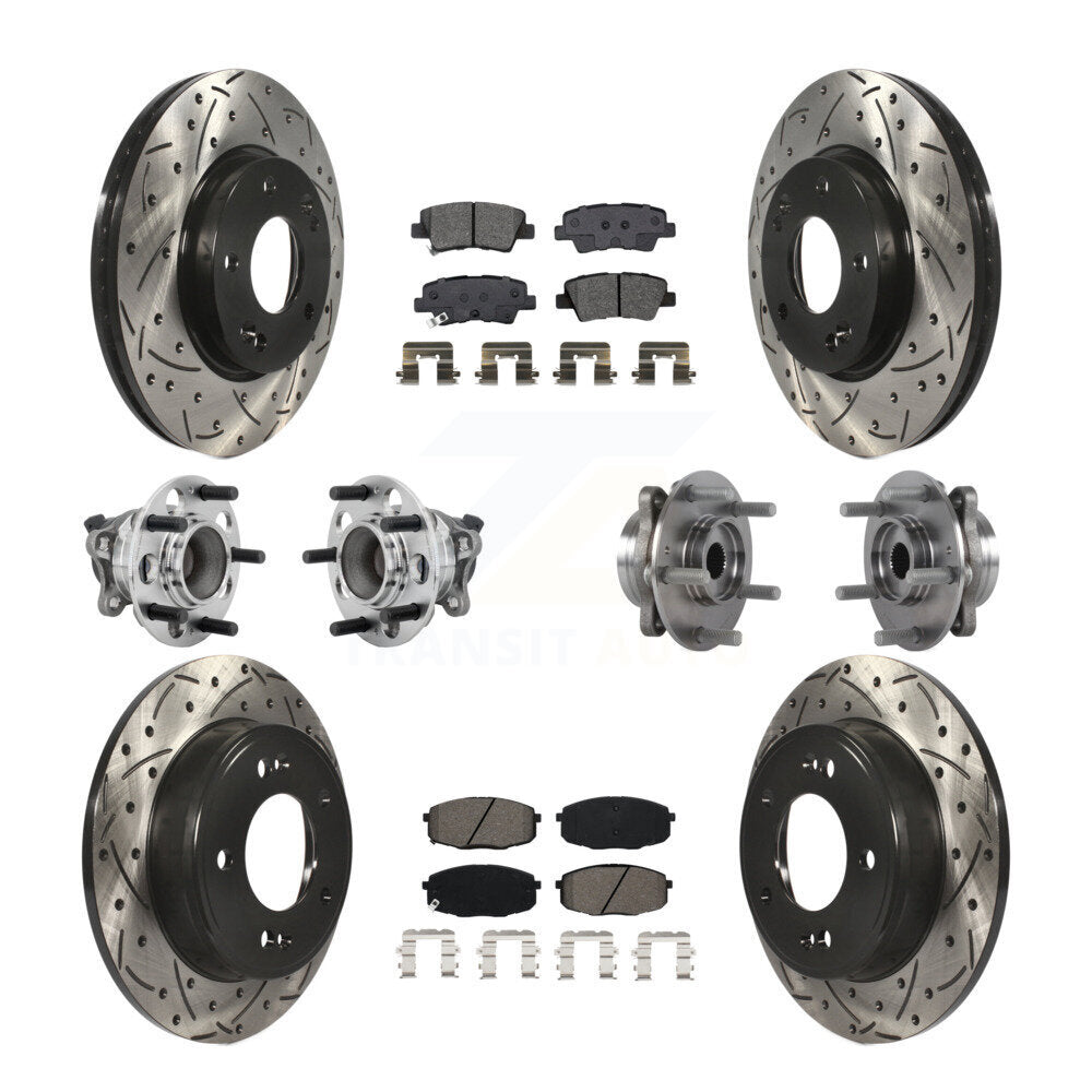 Transit Auto KBB-131426 Wheel Bearing and Hub Assembly for 2018-2023 Kia Forte, Hyundai Elantra GT - Front and Rear product image