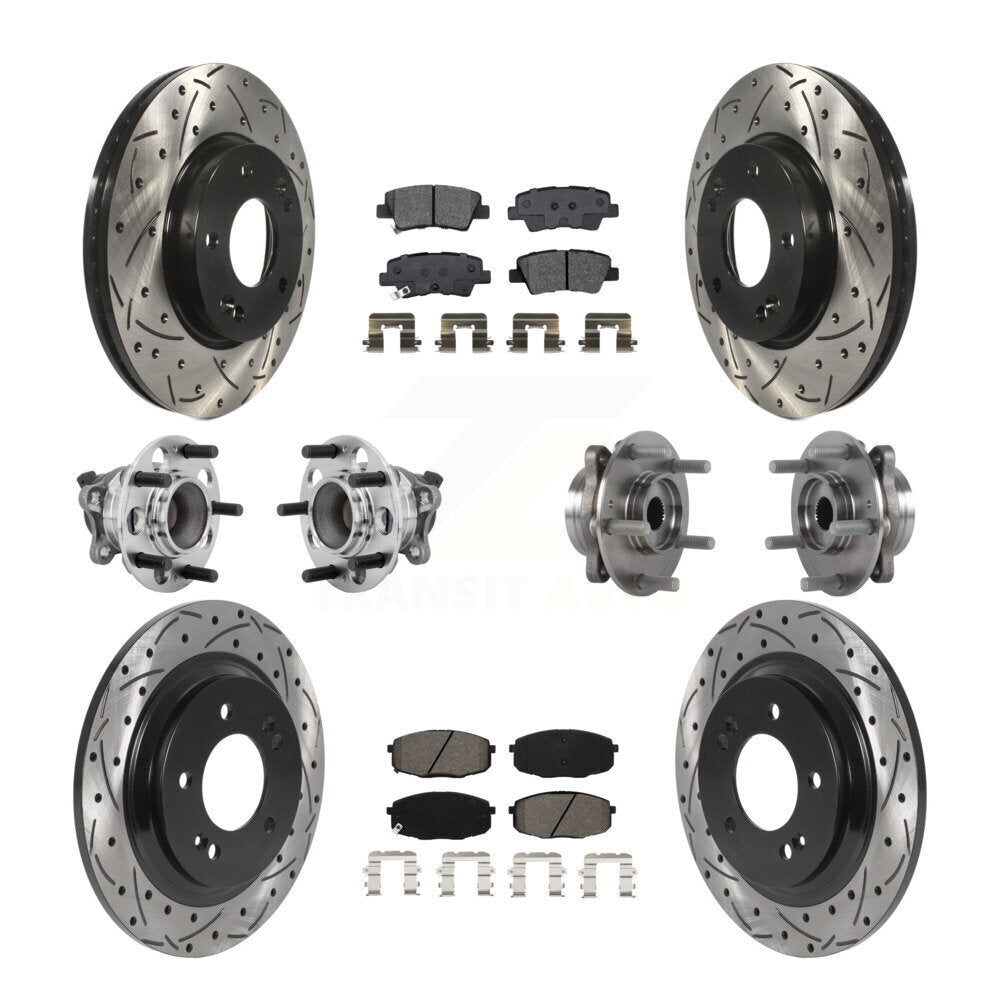 Transit Auto KBB-131427 Wheel Bearing and Hub Assembly for 2018-2019 Hyundai Elantra GT - Front and Rear product image