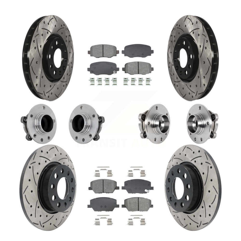Transit Auto KBB-131430 Wheel Bearing and Hub Assembly for 2015-2021 Fiat 500X, Jeep Renegade - Front and Rear product image