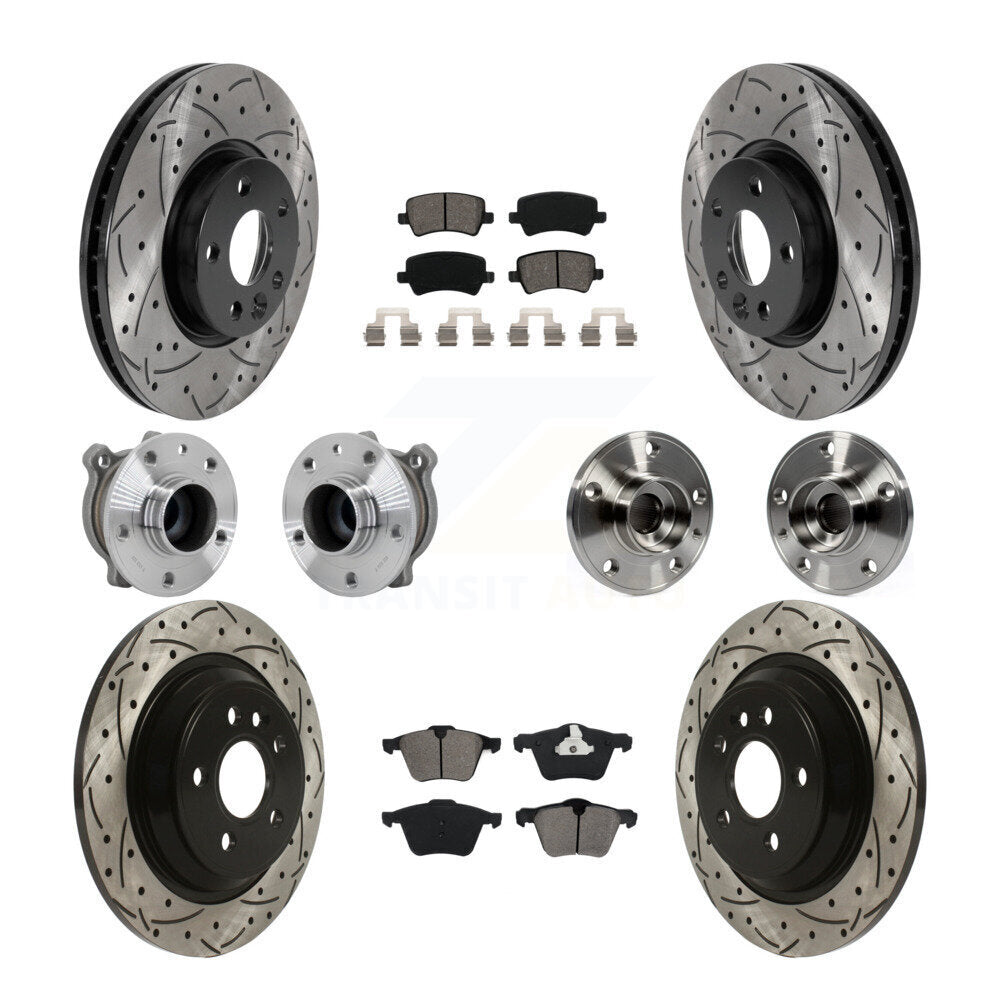 Transit Auto KBB-131443 Wheel Bearing and Hub Assembly for 2008 Volvo V70 - Front and Rear product image