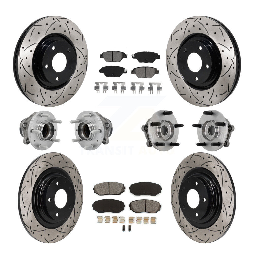 Transit Auto KBB-131444 Wheel Bearing and Hub Assembly for 2016-2021 Mazda CX-9 - Front and Rear product image