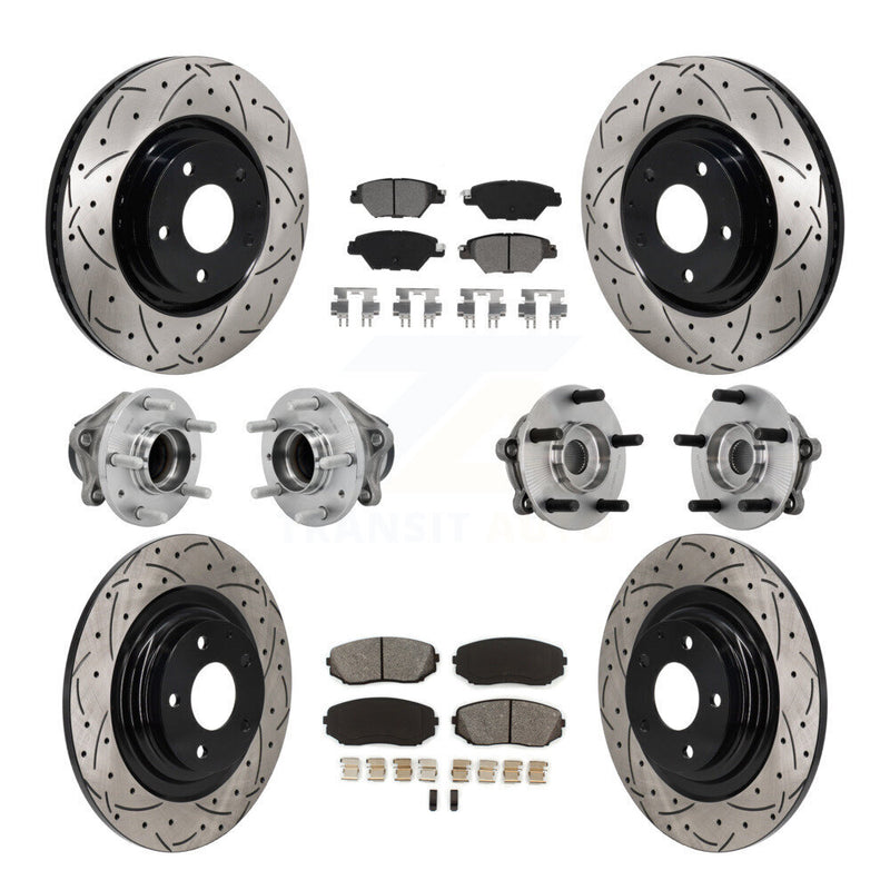 Transit Auto KBB-131444 Wheel Bearing and Hub Assembly for 2016-2021 Mazda CX-9 - Front and Rear product image