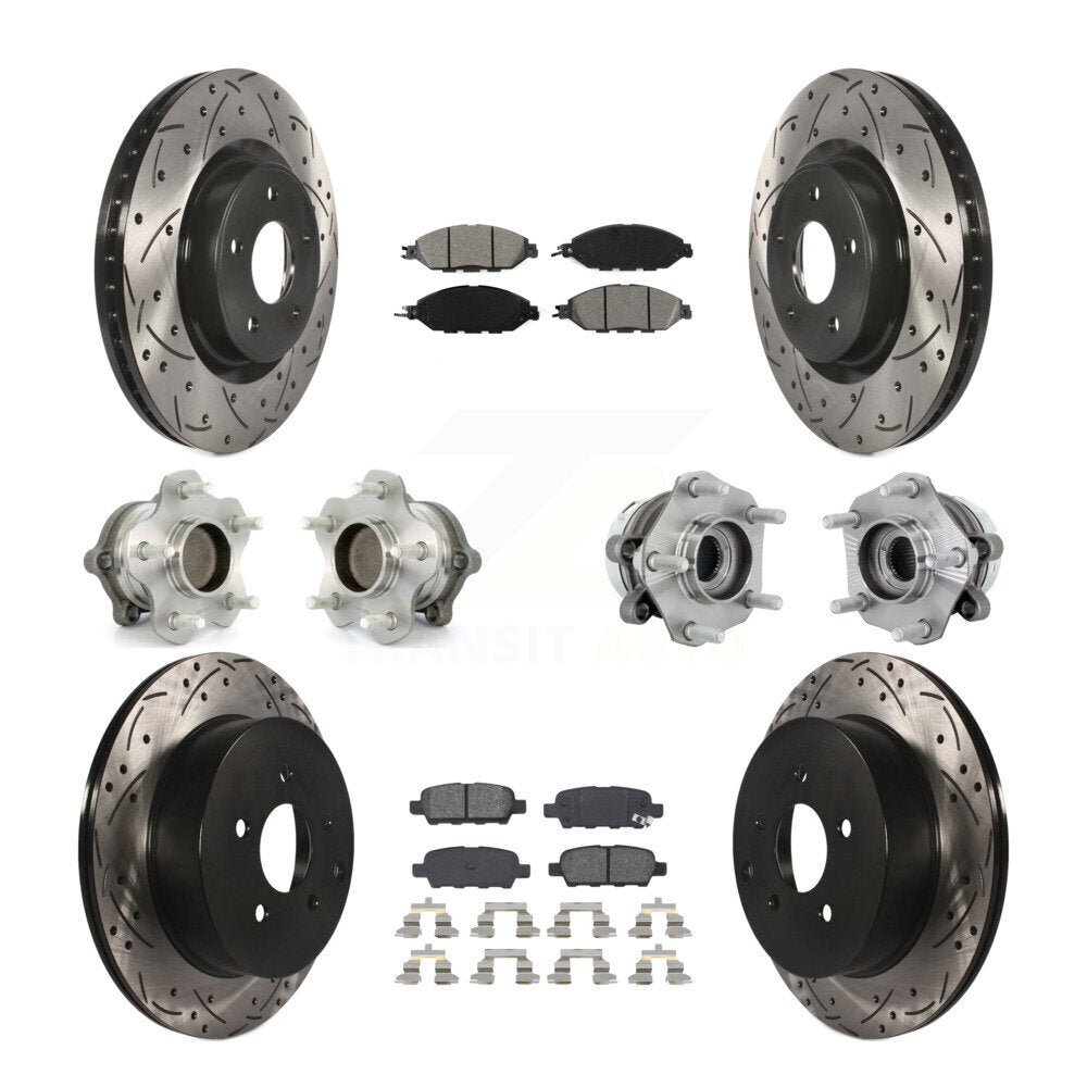Transit Auto KBB-131456 Wheel Bearing and Hub Assembly for 2019-2024 Nissan Murano - Front and Rear product image