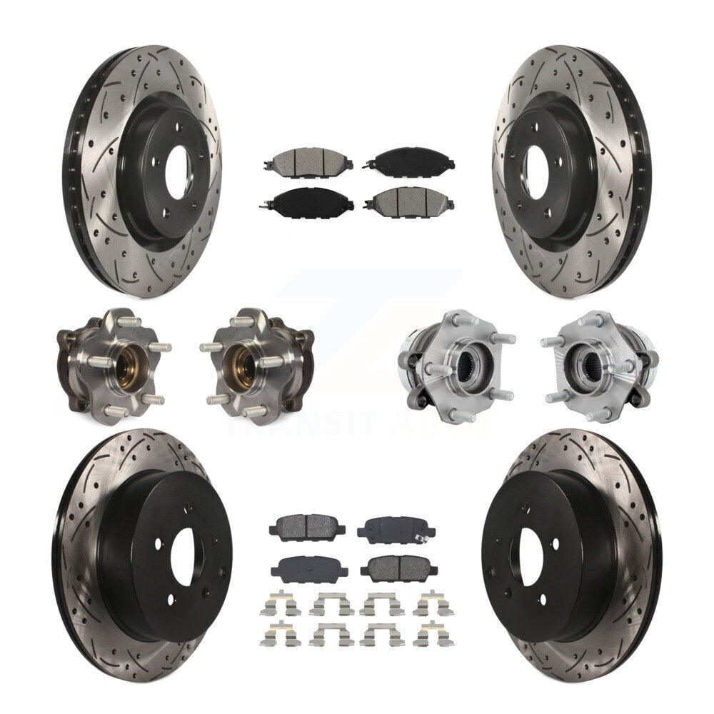 Transit Auto KBB-131457 Wheel Bearing and Hub Assembly for 2019-2023 Nissan Murano - Front and Rear product image