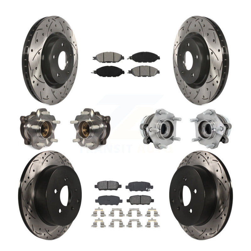 Transit Auto KBB-131457 Wheel Bearing and Hub Assembly for 2019-2023 Nissan Murano - Front and Rear product image