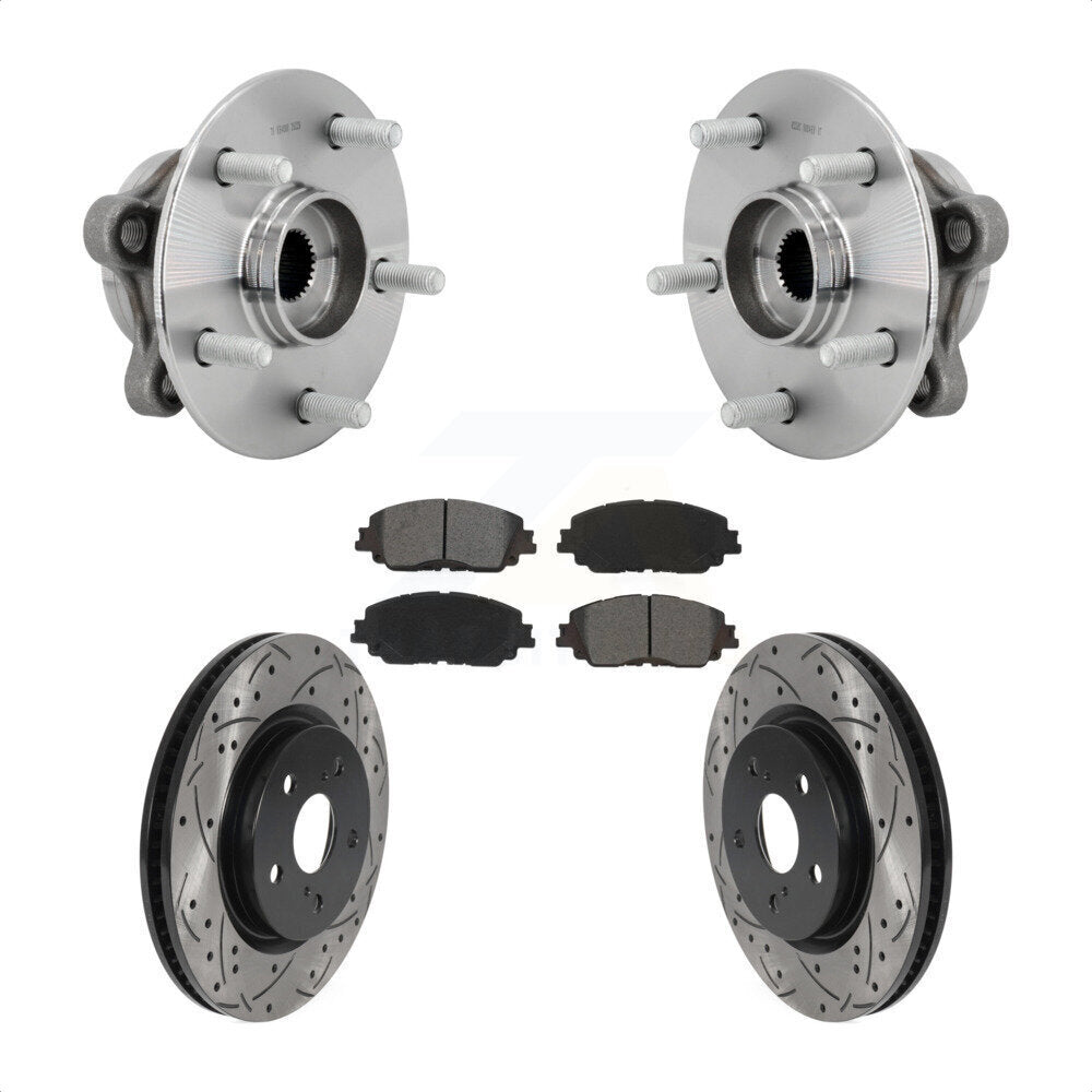 Transit Auto KBB-131468 Wheel Bearing and Hub Assembly for 2019-2024 Toyota C-HR, Lexus UX200, Lexus UX250h - Front product image