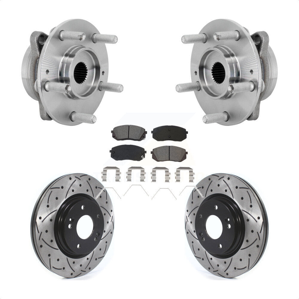 Transit Auto KBB-131470 Wheel Bearing and Hub Assembly for 2018-2022 Hyundai Kona, Kia Seltos - Front product image
