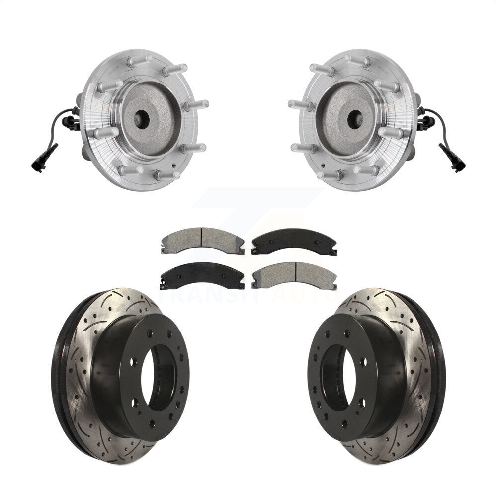 Transit Auto KBB-131476 Wheel Bearing and Hub Assembly for 2011-2019 Chevrolet Silverado 3500 HD, GMC Sierra 3500 HD - Front product image